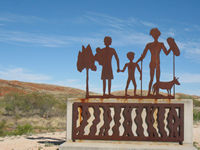 Welcome sign,  Marble Bar